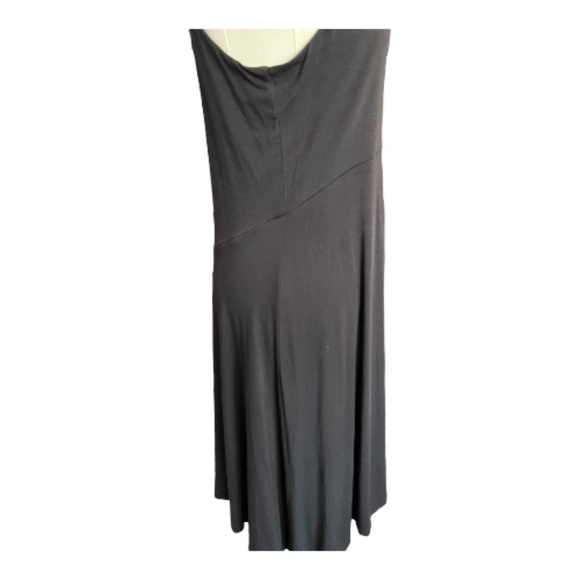 β¨ EUC ATHLETA Black Santorini Sleeveless Swing Dress | Sz M - Picture 6 of 9